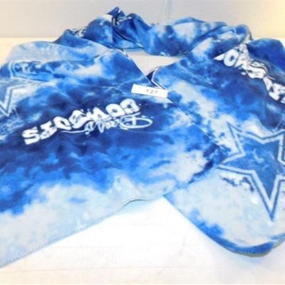 6337/127 Dallas Cowboys Wide Fleece Scarf