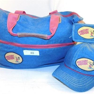 6337/48 Disney Mickey Mouse Extenda Bag ~ Bag / Keychain/ Hat