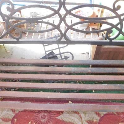 6337/297 Metal Bench 5.5" x 34" x 22"