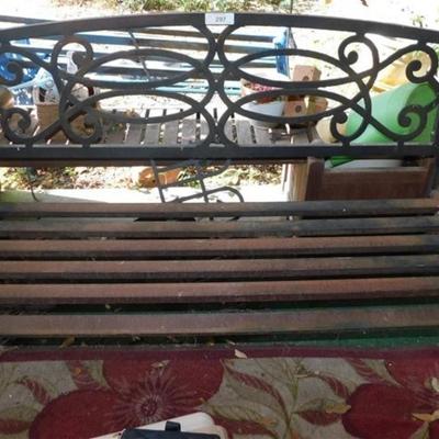 6337/297 Metal Bench 5.5" x 34" x 22"