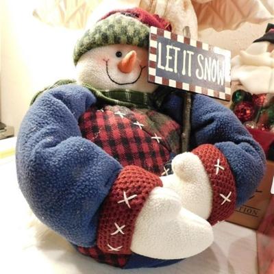 6337/149 Large Lot of Christmas ~ Angel / Snowmen / Santa / Card Holder