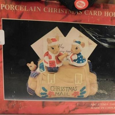 6337/149 Large Lot of Christmas ~ Angel / Snowmen / Santa / Card Holder