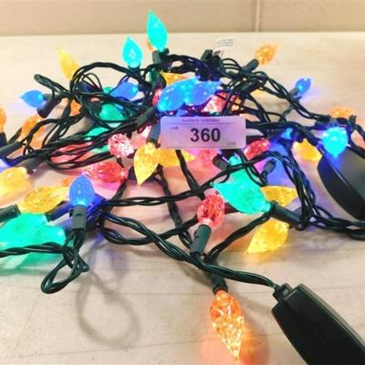 6337/360 Sylvania LED C6B Teardrop Lights 60 per Strand ~ No Box