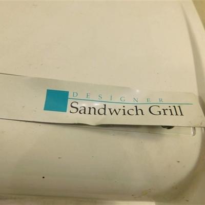 6337/259 Lot of 2 ~ Coated Double Grill Pan / Oster Sandwich Grill
