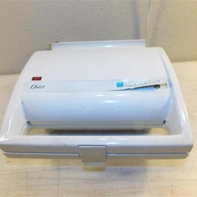 6337/259 Lot of 2 ~ Coated Double Grill Pan / Oster Sandwich Grill