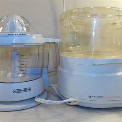 6337/260 Lot of 2 ~ Black and Decker ~ Steamer / Juicer