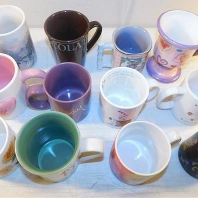 6337/285 Lot of 12 Mugs ~ Miscellaneous Lot