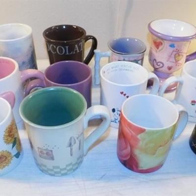 6337/285 Lot of 12 Mugs ~ Miscellaneous Lot