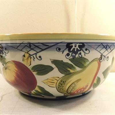 6337/215 Lot of 2 ~ Table Tops Gallery Tellina ~ Bowl 12 x 2.5 x 5.25 / Drink Dispenser ~ Needs Spigot 11.5 x 15.5