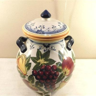 6337/215 Lot of 2 ~ Table Tops Gallery Tellina ~ Bowl 12 x 2.5 x 5.25 / Drink Dispenser ~ Needs Spigot 11.5 x 15.5
