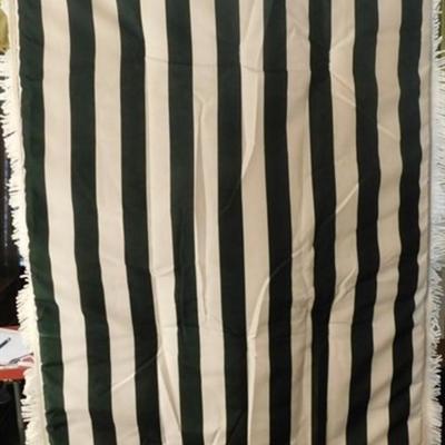 6337/281 Hammock Replacement Set ~ Green and White ~ Hammock 66" x 35" / Pillow 20" x 11"