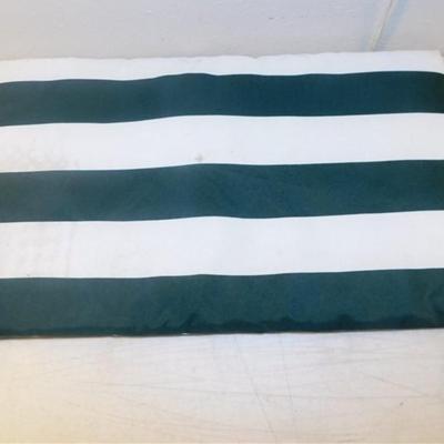 6337/281 Hammock Replacement Set ~ Green and White ~ Hammock 66" x 35" / Pillow 20" x 11"