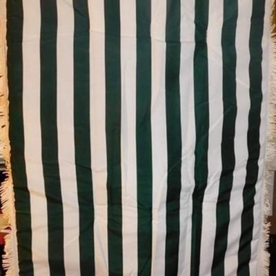 6337/281 Hammock Replacement Set ~ Green and White ~ Hammock 66" x 35" / Pillow 20" x 11"
