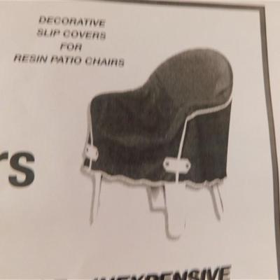 6337/290 Lot of 4 Klassy Kovers Decorative Covers for Patio Chairs