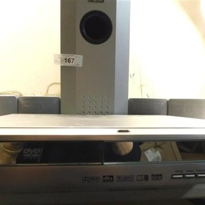 6337/167 KLH-HA 900 DVD Home Theatre Receiver with Subwoofer and Speakers ~ No Remote