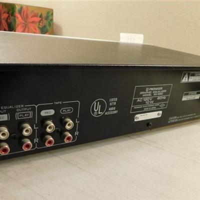 6337/171 Vintage Pioneer SG-550 Graphic Equalizer ~ Does Power On