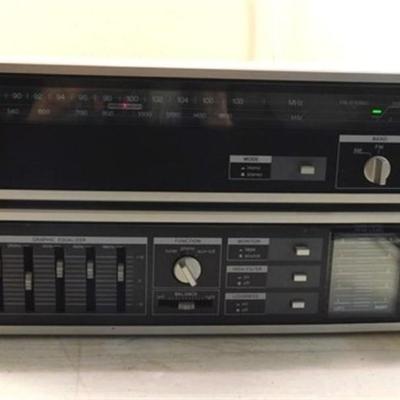6337/172 Lot of 2 ~ Vintage Sanyo Stereo Integrated Amplifier JA-350 / Vintage Sanyo Stereo Compact Tuner JT-250