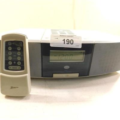 6337/190 Zenith Clock Radio Model # Z212G Digital Tuning Stereo