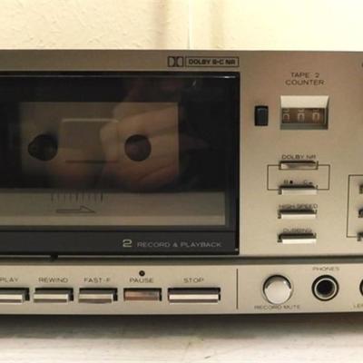 6337/197 Realistic Stereo SCT-90 Stereo Double Cassette Deck ~ Powers Up