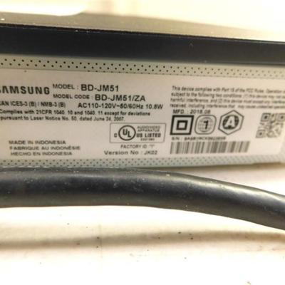 6337/200 Samsung BD-JM51/2A Blue Ray Disk Player ~ No Remote ~ Powers Up