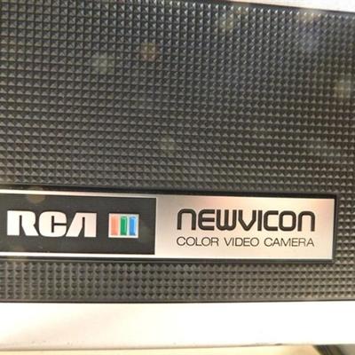 6337/209 Vintage RCA CO11 Newvicon Color Video Camera with Bag ~ Not Tested