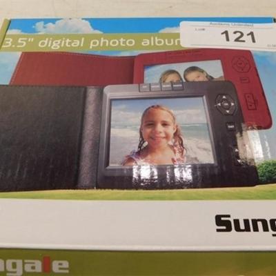 6337/121 Sungale Black Digital Photo Frame