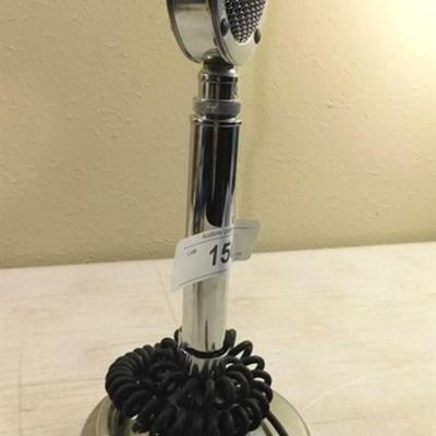 6337/156 Vintage Astatic D104 Microphone Silver Eagle Microphone - Not Tested