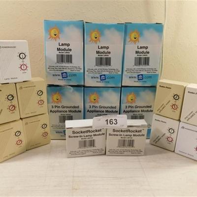 6337/163 Lot of 17 ~ Radio Shack and Powerhouse ~ X10 Lamp Module / X10 Grand Appliance Module / Socket Rocket Screw-In Module
