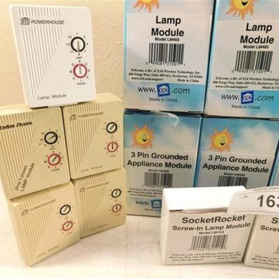6337/163 Lot of 17 ~ Radio Shack and Powerhouse ~ X10 Lamp Module / X10 Grand Appliance Module / Socket Rocket Screw-In Module