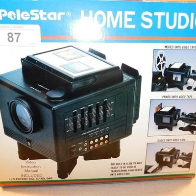 6337/87 Pole Star Home Studio ~ Photo / 8m / Slides ~ Moves to VHS (unopened never used)