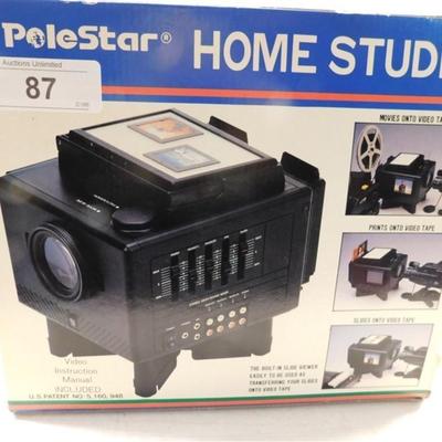 6337/87 Pole Star Home Studio ~ Photo / 8m / Slides ~ Moves to VHS (unopened never used)
