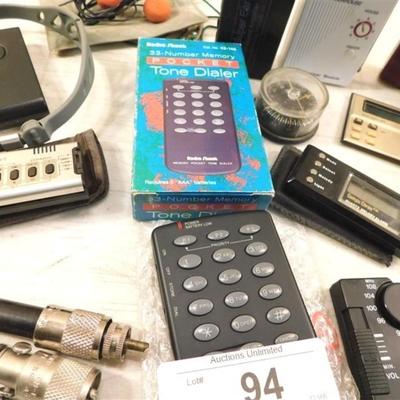 6337/94 Miscellaneous Electronics Found in with Short Wave Radio Office Desk Drawer