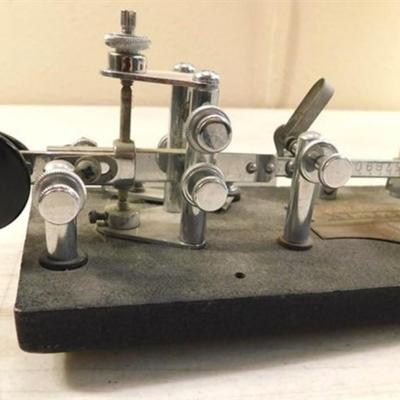 6337/95 Vibro Plex Side to Side Automatic Morse Code Key