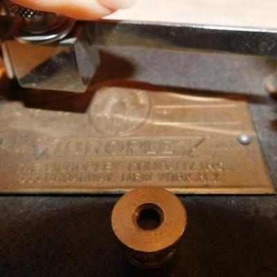 6337/95 Vibro Plex Side to Side Automatic Morse Code Key