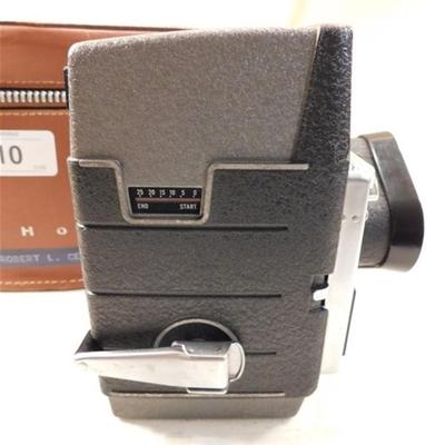 6337/110 Bell and Howell Camera Model Electric Eye w/Nice Leather Case