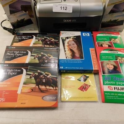 6337/112 Lot of 2 ~ Lexmark Prevail Pro P315 Printer Pic Bridge / HP435 Camara with Docking System