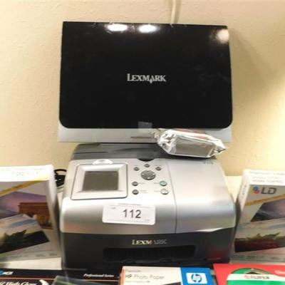6337/112 Lot of 2 ~ Lexmark Prevail Pro P315 Printer Pic Bridge / HP435 Camara with Docking System