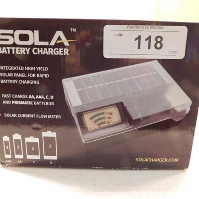 6337/118 Sola Brand Solar Battery Charger
