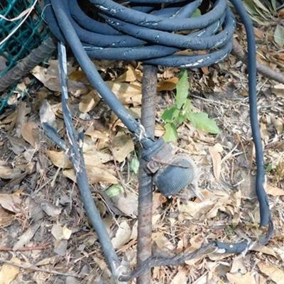 6337/368 Street Light Conversion ~ Needs New Electric Plug ~ Yes its a Real Street Light / was wired to plug in but does need a new cord
