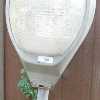 6337/368 Street Light Conversion ~ Needs New Electric Plug ~ Yes its a Real Street Light / was wired to plug in but does need a new cord