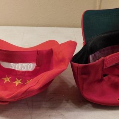 6337/153 Lot of 2 Snapback Hats ~ Keep America Great 2020 / Make America Great Again 2024