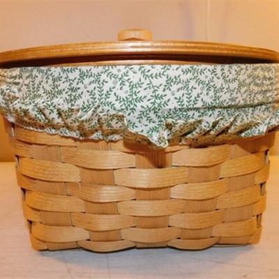 6337/203 Peter Boro Basket Heart Shape Lidded Musical Jewelry Box