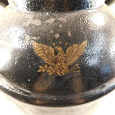 6337/212 Antique Borden's Metal Jug / Can ~ Stamped Borden's