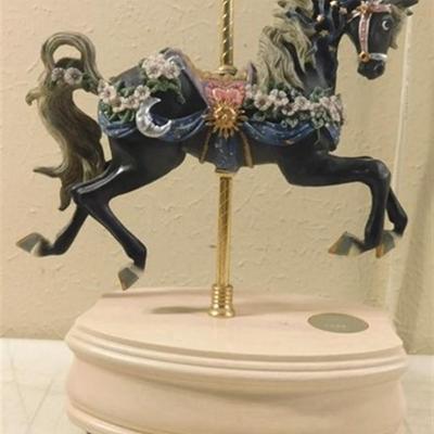 6337/286 Lot of 4 Carousel Horses ~ Westland 1338-8000 / Impulse Giftware 7.5" - 11"