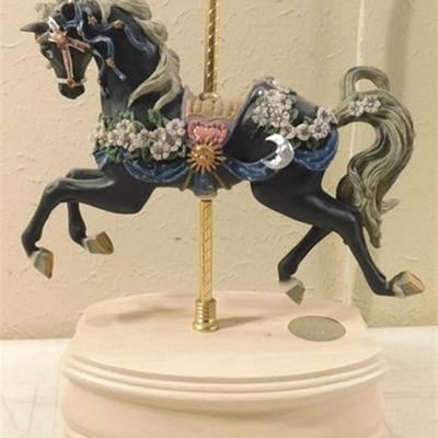 6337/286 Lot of 4 Carousel Horses ~ Westland 1338-8000 / Impulse Giftware 7.5" - 11"