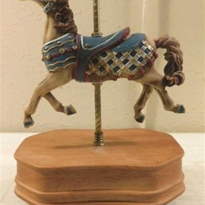 6337/286 Lot of 4 Carousel Horses ~ Westland 1338-8000 / Impulse Giftware 7.5" - 11"