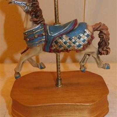 6337/286 Lot of 4 Carousel Horses ~ Westland 1338-8000 / Impulse Giftware 7.5" - 11"