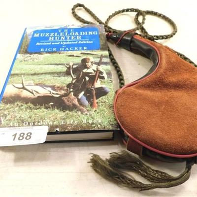 6337/188 Lot of 2 ~ The Muzzle Loading Hunter / Black Powder Bag