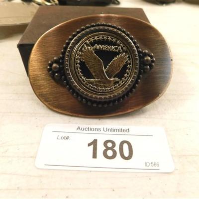 6337/180 American Belt Buckle with Eagle