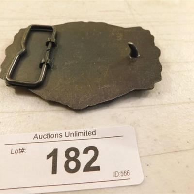 6337/182 Forge in and Domestic Gold Dealers Australia / South Africa Belt Buckle